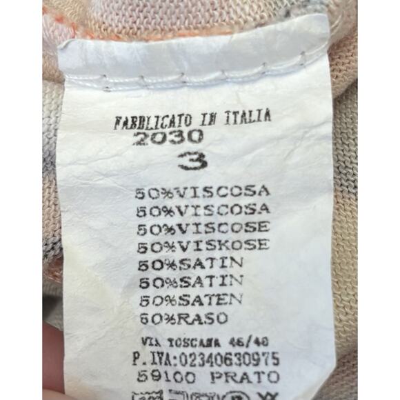 Made In Italy Women’s Relaxed Artsy Sweater Size XL Lightweight Abstract Boxy - Picture 4 of 4